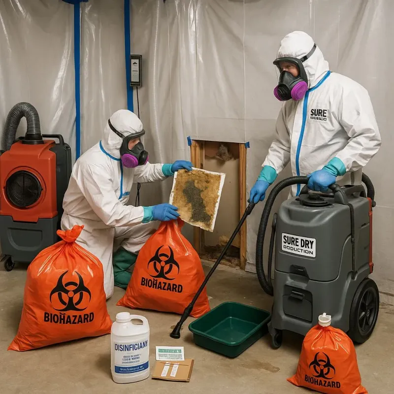 Contaminated Water Handling Protocols process in Hiram, OH